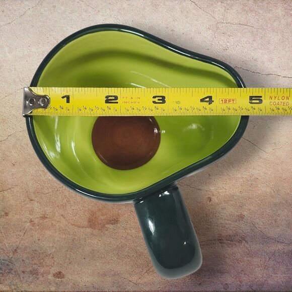 Tabitha Brown Avocado Mug Target Stoneware Cup Green Brown Seed Kitchen Decor - Picture 5 of 6